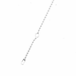 smooth bead chain anklet