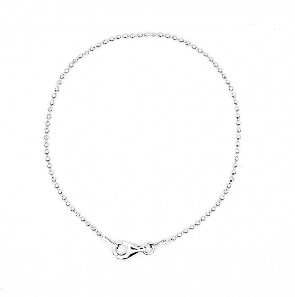 smooth bead chain bracelet